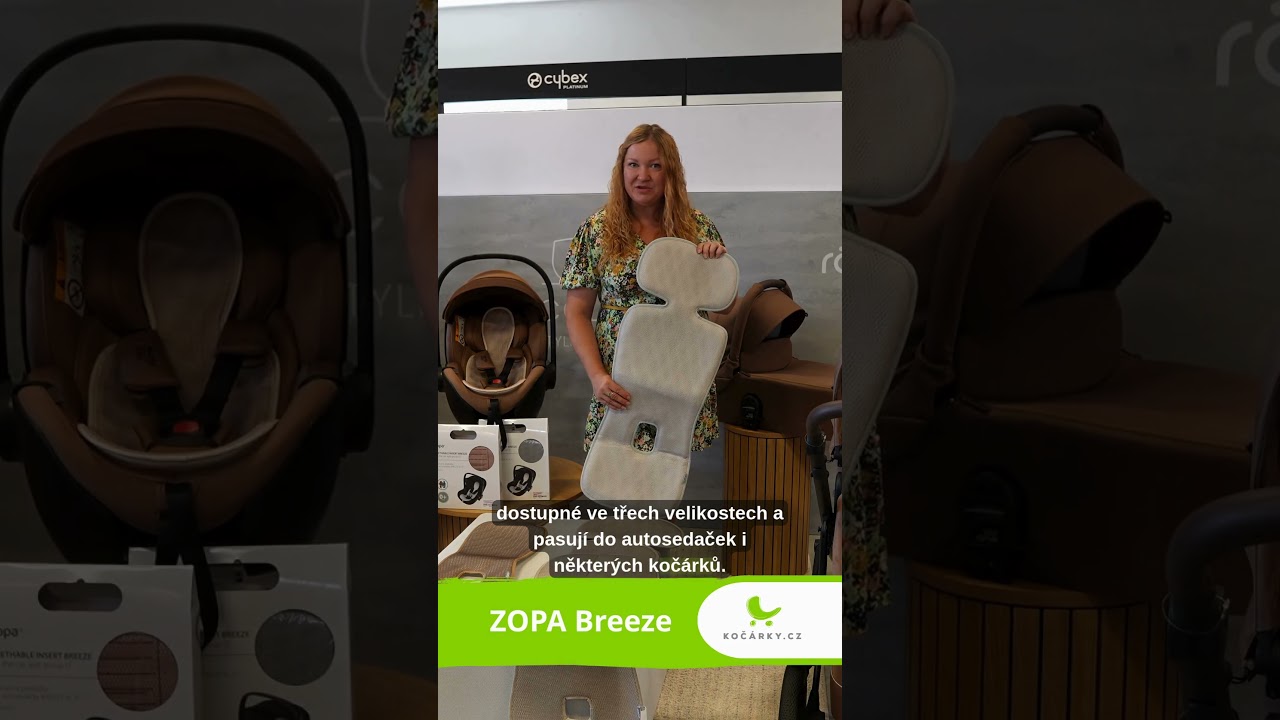 Jak zabránit během letních cest nadměrnému pocení v autosedačce? Zopa Breeze může být řešení!