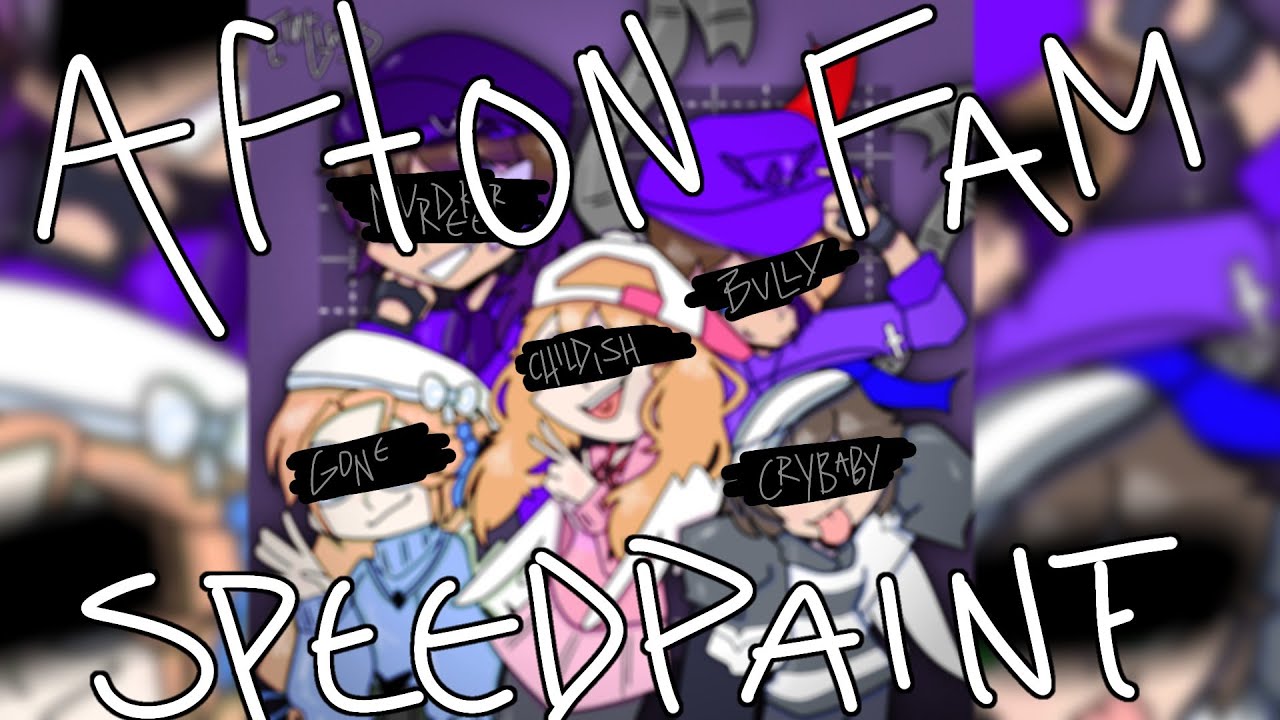 afton-family-speedpaint-ibispaint-x-out-of-date-designs-youtube