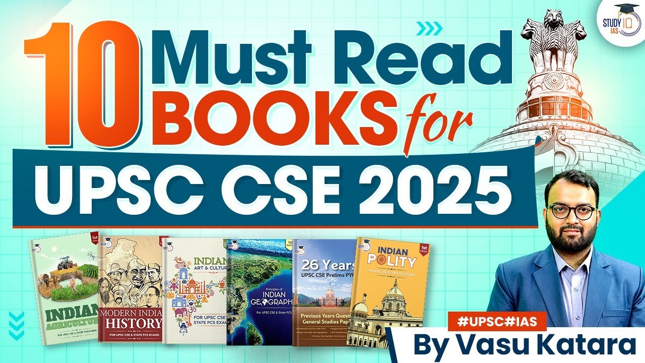 Must Read Books for UPSC CSE 2025 | UPSC Preparation | StudyIQ IAS ...