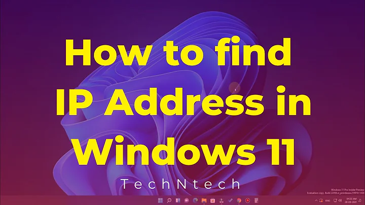 How to find IP Address in Windows 11 Laptop & PC