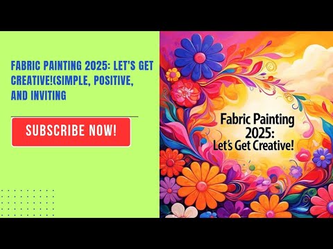 Fabric Painting 2025 Let S Get Creative Simple Positive And Hqdefault