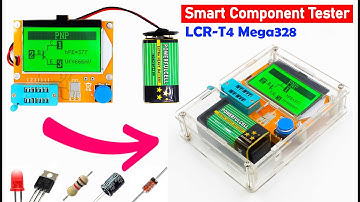 LCR-T4 Mega328 Digital Transistor Tester || ESR Smart Component Meter || Case Assembly & Review