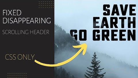 Disappearing Text On Image Scrolling Using CSS Only | Text Properties And Animations | web Design