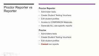 ACCUPLACER Proctor Training Webinar