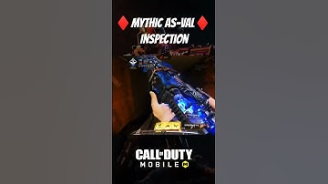 Mythic♦️ AS-VAL Weapon Inspection | CODM #codm #shorts