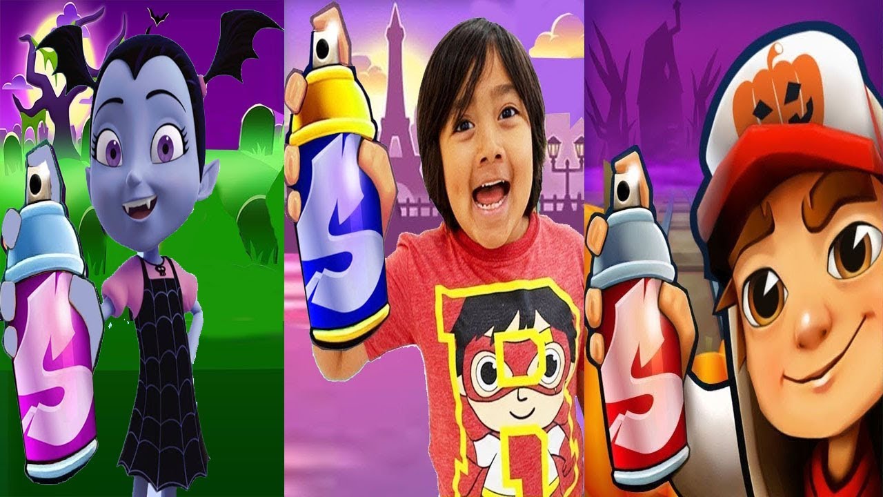 Subway Surfers Halloween 2020 Cambridge vs Tag with Ryan vs Subway Vampirina Gameplay HD