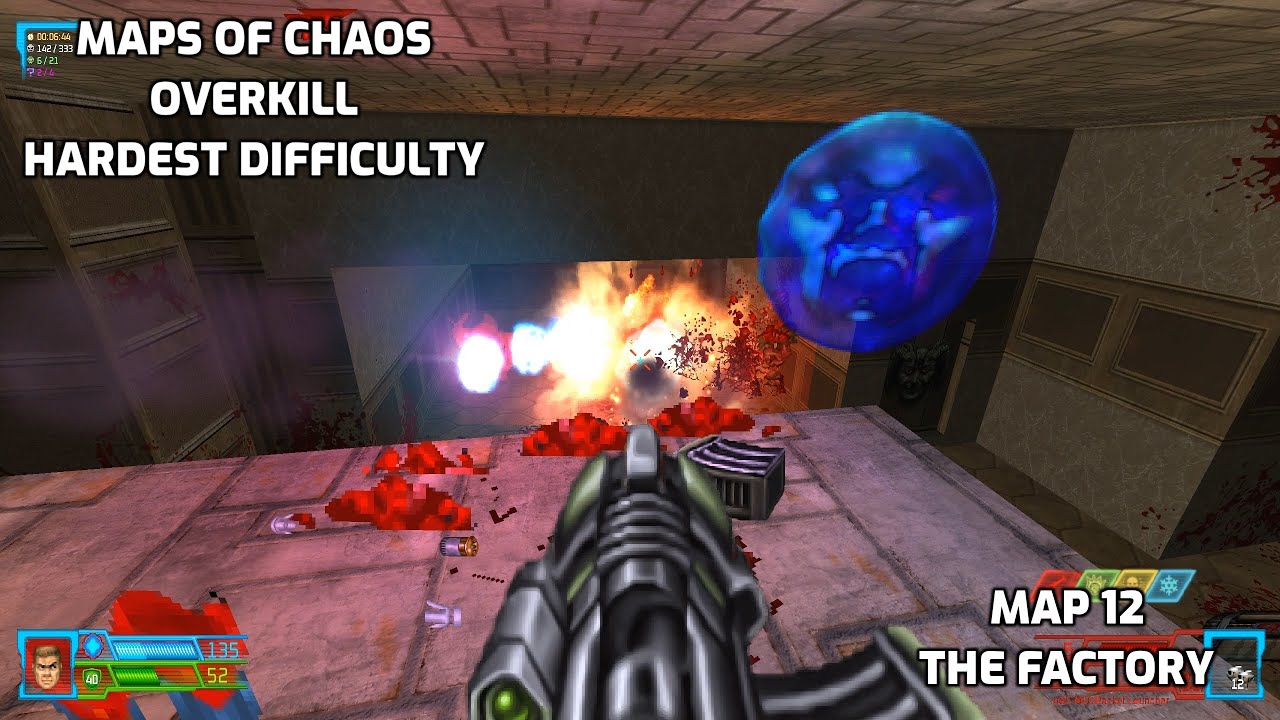 PROJECT-BRUTALITY Maps of Chaos OVERKILL HARDEST DIFFICULTY MAP 12 ...