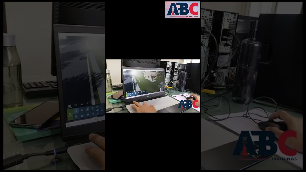 Objects bird eye view by using lumion software 
