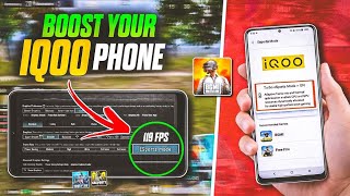 Make Your IQOO Phones E-Sports Ready🔥 - IQOO Lag Problem Fix • Get Constant 90/120 FPS in BGMI/PUBG