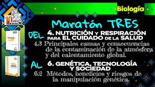 Maratón de Biología - Tema 4.3 al 6.2 - IkniuM Media Superior