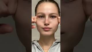 massage your face this way to reduce puffiness #shorts #ytshorts