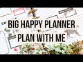 Plan With Me | Big Happy Planner | Jan 10-16, 2022 | Color Story & Bold and Blush Sticker Books