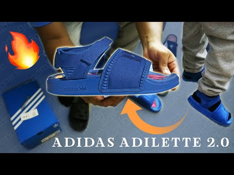 Adidas Adilette 2.0 Sandals | On Feet 