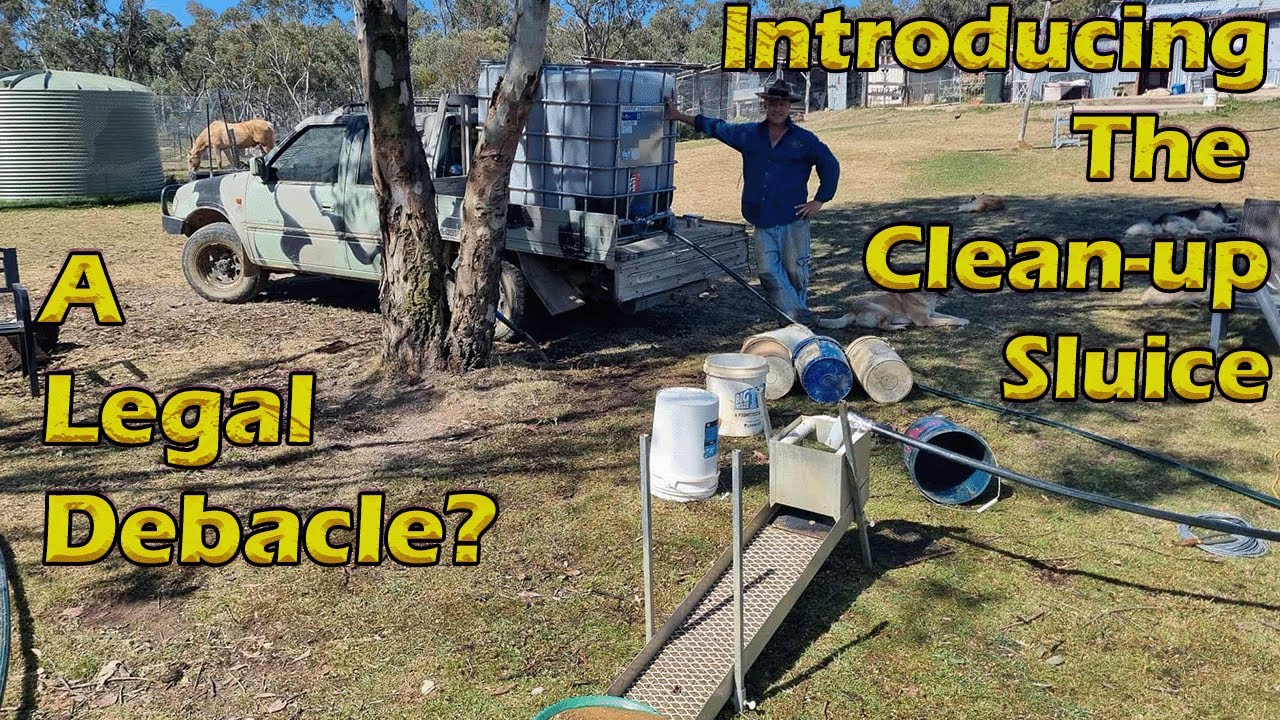 Шлюз для очистки золота