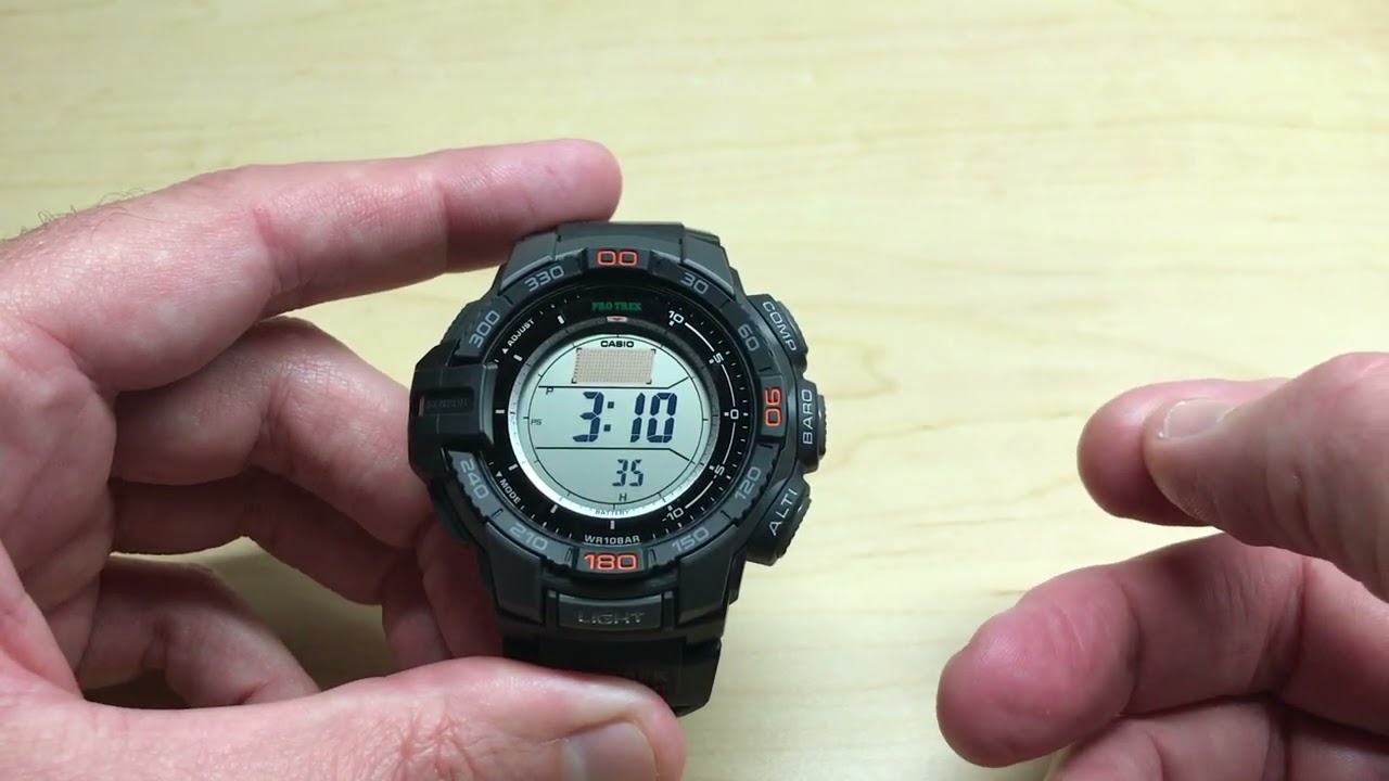 カシオprotrek　 PRG-270-1AJF ブラック　番号3415