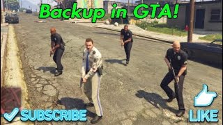 HOW TO BE A COP WITH BACKUP IN GTA ! ( DIRECTOR MODE GLITCH ) - GTA 5