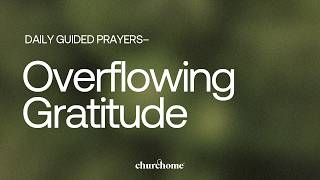 Overflowing Gratitude