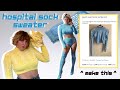 sew a hospital sock sweater (easy upcycling DIY)