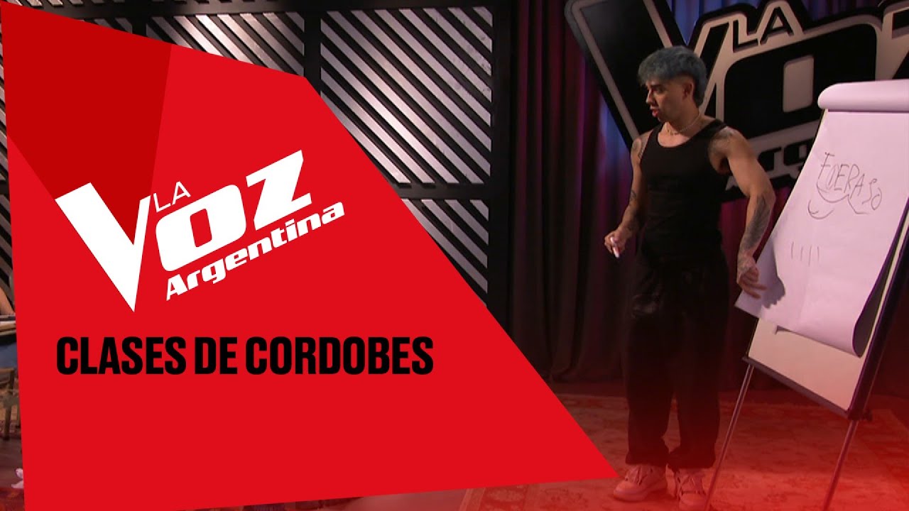 Luck Ra dio clases de cordobés a sus compañeros de La Voz Argentina 2025