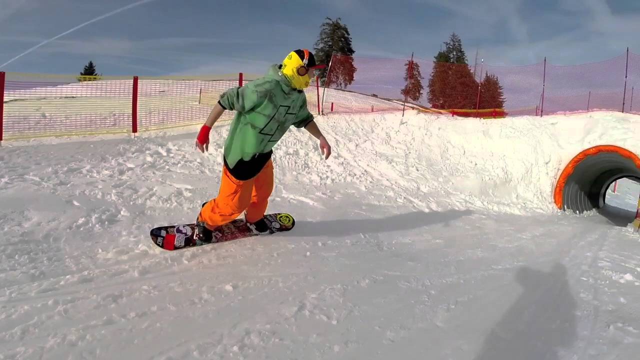 Snowpark Steinplatte Top to Bottom Run 27.01.2016