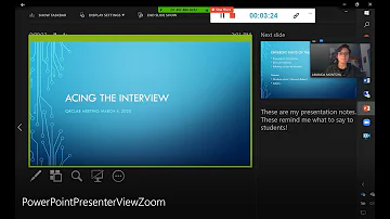How do I use Presenter view in zoom?