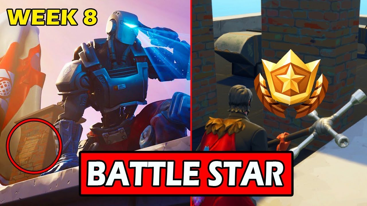 SECRET WEEK 8 BATTLE STAR LOCATION! (LOADING SCREEN) FORTNITE FREE WEEK 8 TIER! (HIDDEN BANNER)