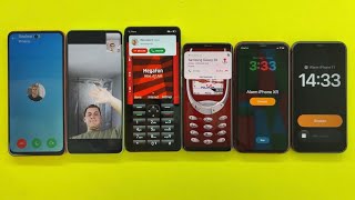 Alarm Clocks iPhone/ Realme FAKE Call Skype/ Incoming Call Nokia Launcher Samsung & Black View  screenshot 2