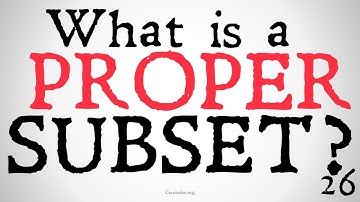 What is a Proper Subset? (Axiomatic Set Theory)