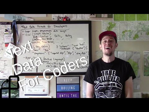 Text Data Formats for Developers