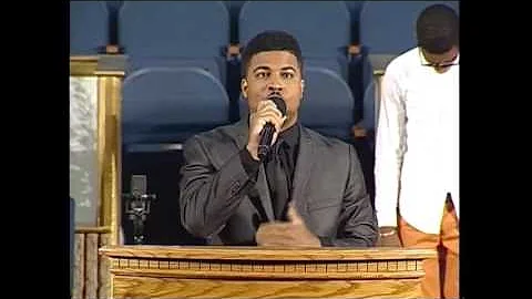 Elder Edward Jordan Praying at The Levites' Gather...