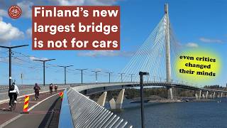 Finland's new largest bridge is not for cars