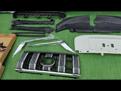 Комплект рестайлінгу з 2009-2016 на 2017- (з Full Led оптикою) для Toyota Land Cruiser Prado 150, видео 3