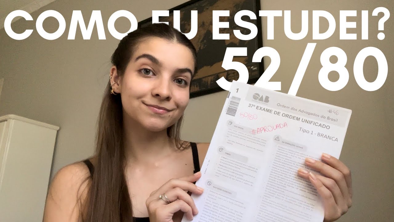 Como passei na OAB estudando sozinha? | Método de Estudo para a Aprovação