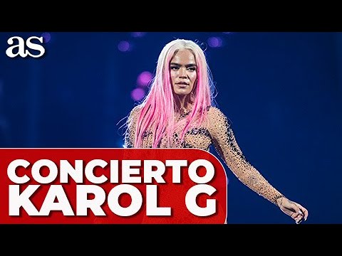 Así fue el PRIMER CONCIERTO de KAROL G en el SANTIAGO BERNABÉU - YouTube