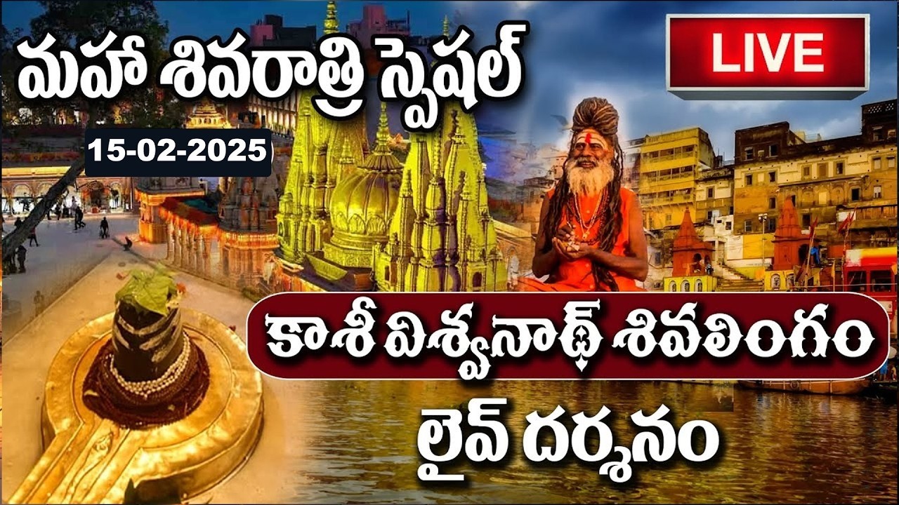 LIVE : Kashi Vishwanath Live Darshan | Maha Shivarathri Special | 15-02-2025 | #sumantv