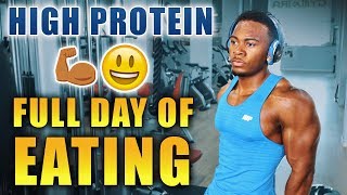 What I EAT in a Day to Make GAINZ (High Protein FDOE!)