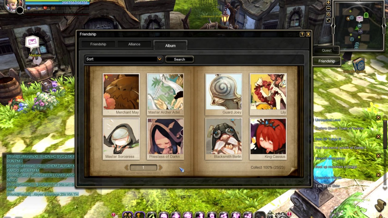 Dragon Nest SEA 100% of Album Friendship = 5.55600 kilometers
