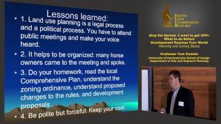 Lessons Learned: Engaging in the Planning Process in Your Community (excerpt) [runtime 0:51]