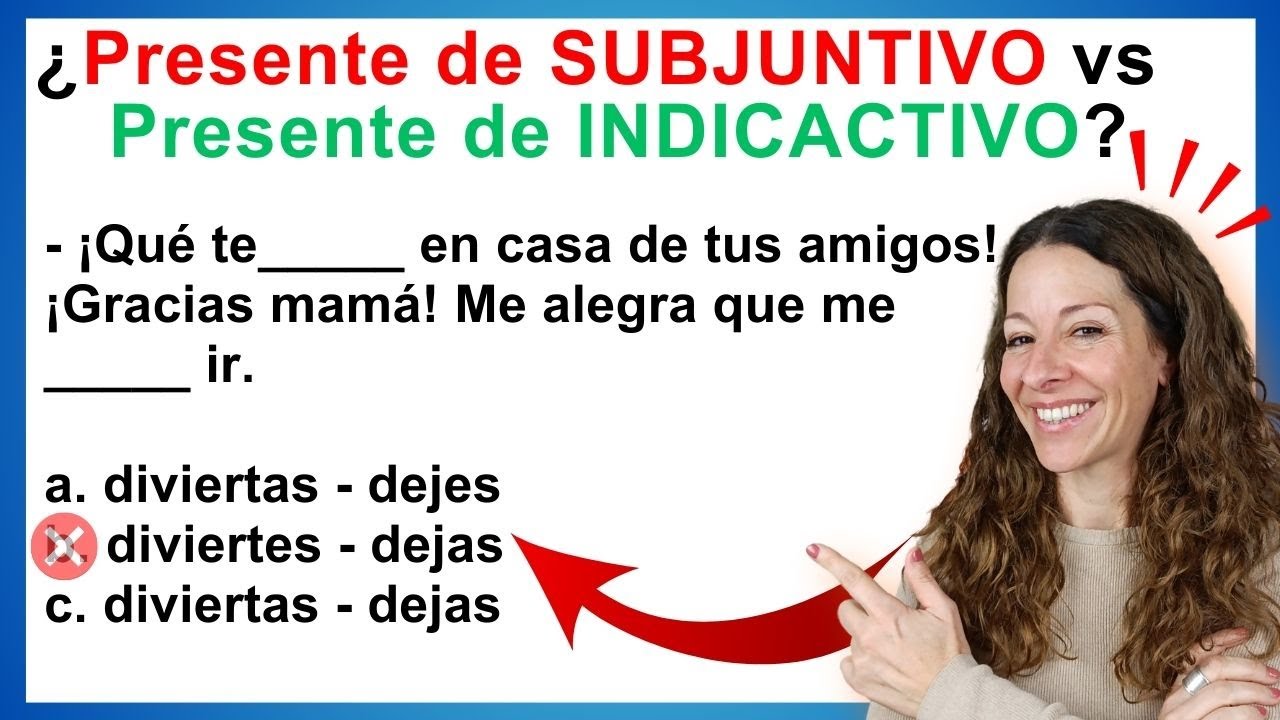 🧪Test de Presente de SUBJUNTIVO vs  Presente de INDICATIVO en ESPAÑOL | Pon a prueba tu NIVEL | 🔝