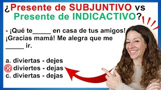 🧪 Subjunctive vs. Indicative Present Tense Exercises in SPANISH | WHITEBOARD #1 | 🔝