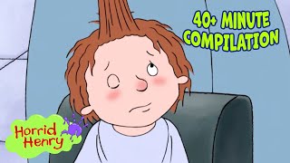 Rabid Rebecca Cuts Off Henrys Hair Horrid Henry Compilation 40 Mins Cartoons For Kids