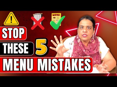 5 Menu Mistakes to Avoid in Cloud Kitchen Business And How to Fix Them