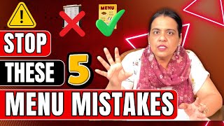 5 Menu Mistakes to Avoid in Cloud Kitchen Business (And How to Fix Them)