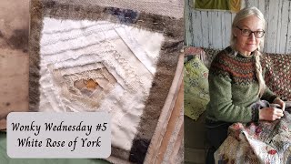 Wonky Wednesday Episode 5 - A log cabin inspired 'rose'