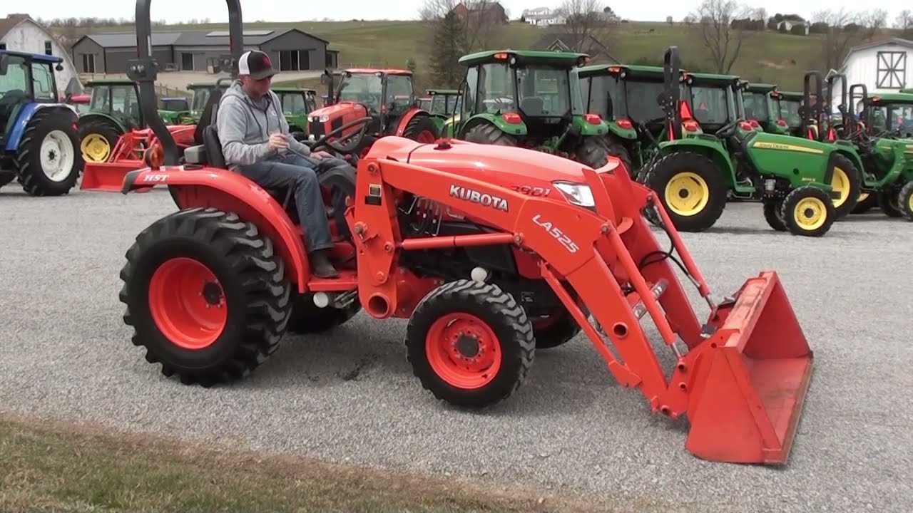 2014 Kubota L3901 Tractor w/ Kubota LA525 Loader! - YouTube