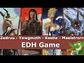 Zedruu vs Yawgmoth vs Kestia vs Maelstrom Wanderer EDH / CMDR game play