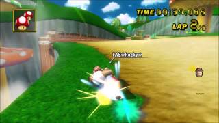 [MKW TAS] Mushroom Gorge - 1:39.427 (no-glitch)