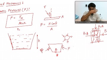 Lecture-1: Fluid Mechanics Hydrostatic Pressure Concepts and based questions by RKH Sir