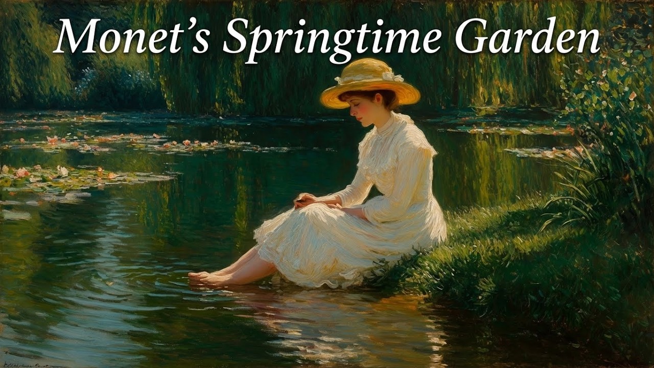 Visual Poems | Claude Monet | Springtime Garden