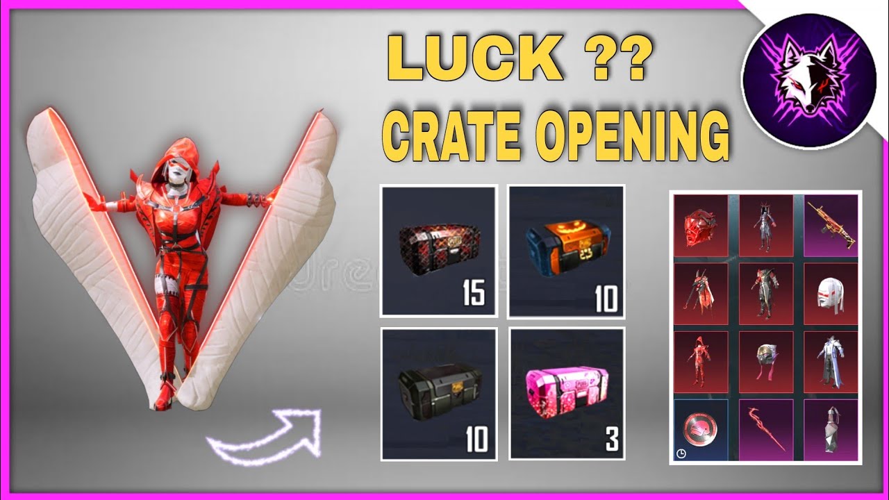 New Devil Crate Opening PUBG KR 8 Mythic |AnGer Power Spin |WOLF X